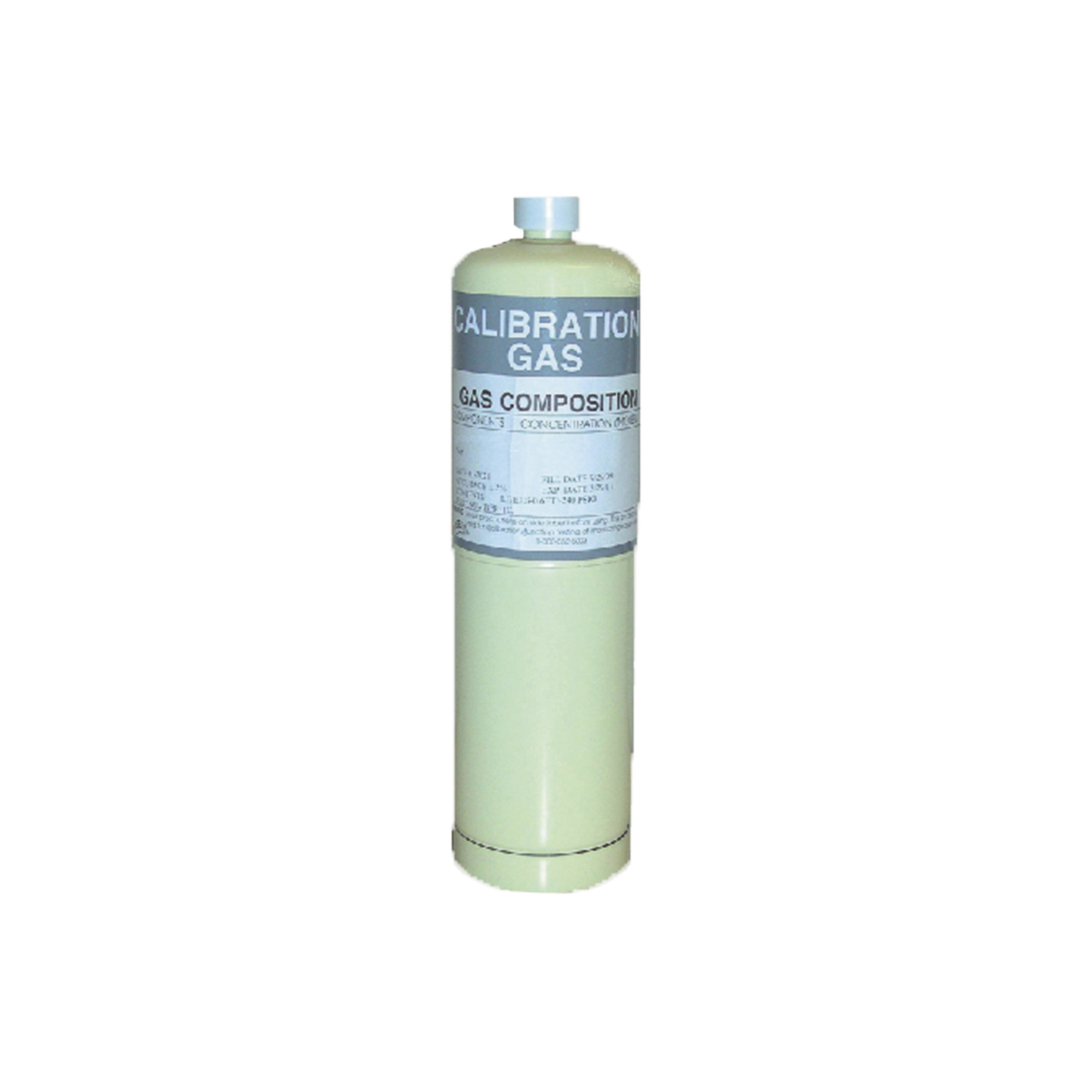 Cilindro Para Calibración de Detectores de Gas Propano C3H8 34L a 20% LEL MACURCO