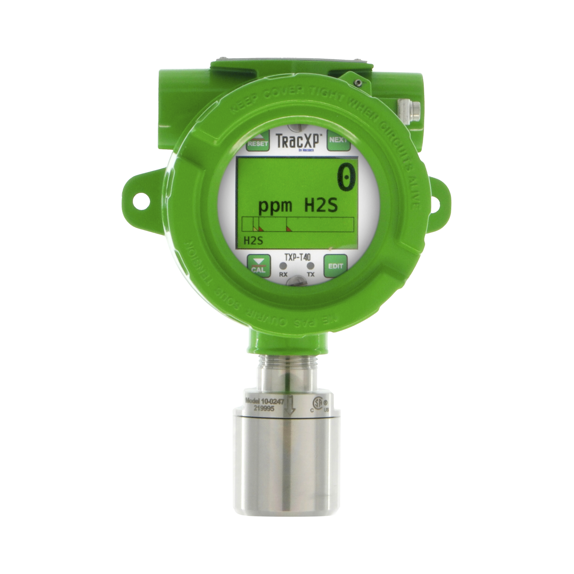 TXP-T40 | Monitor de Gas de Sensor Único Fijo Uso Industrial | No Incluye Detector
