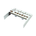 Soporte + Barra de Conexion (4 MOD) (4+2 ENTR.) IP40