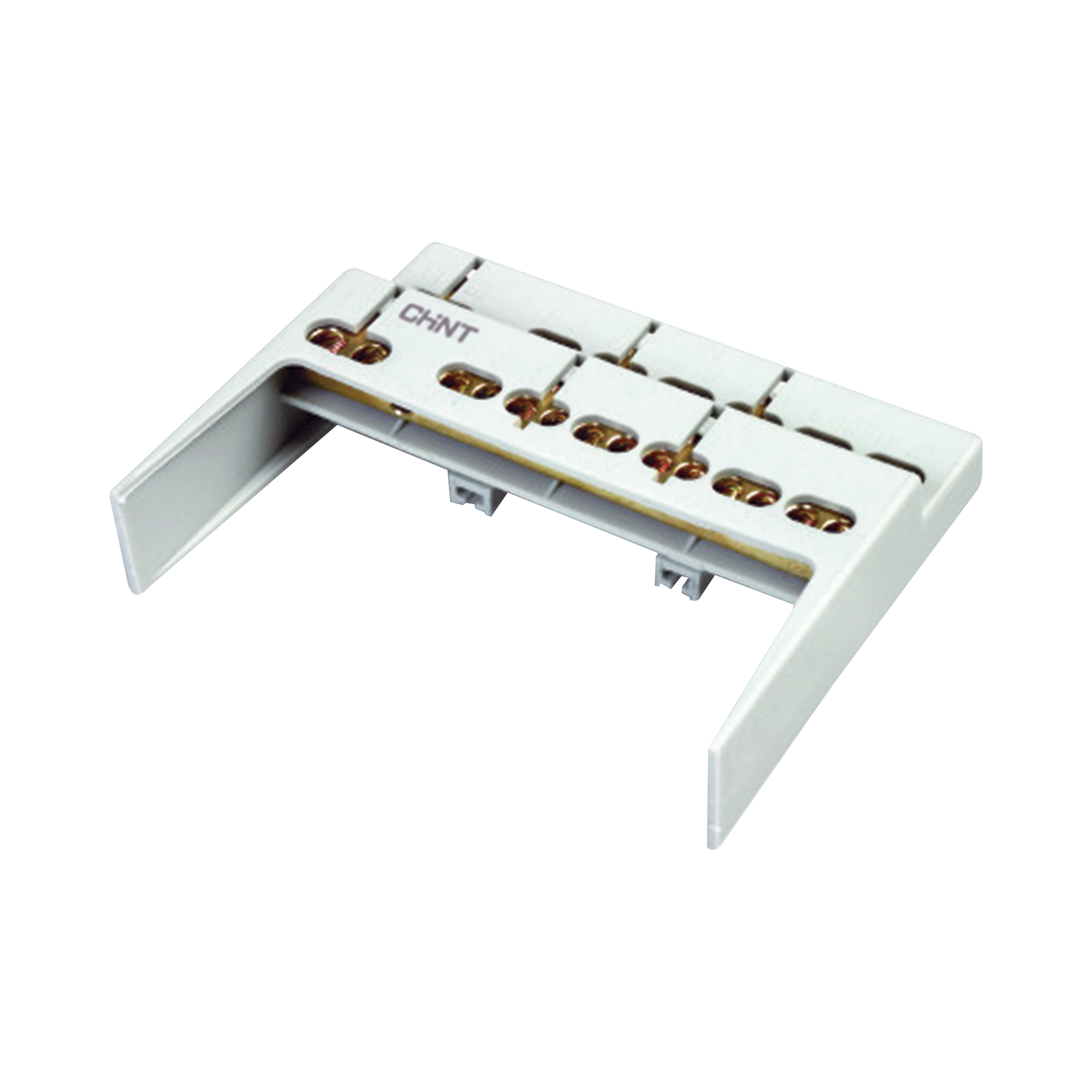 Soporte + Barra de Conexion (4 MOD) (4+2 ENTR.) IP40