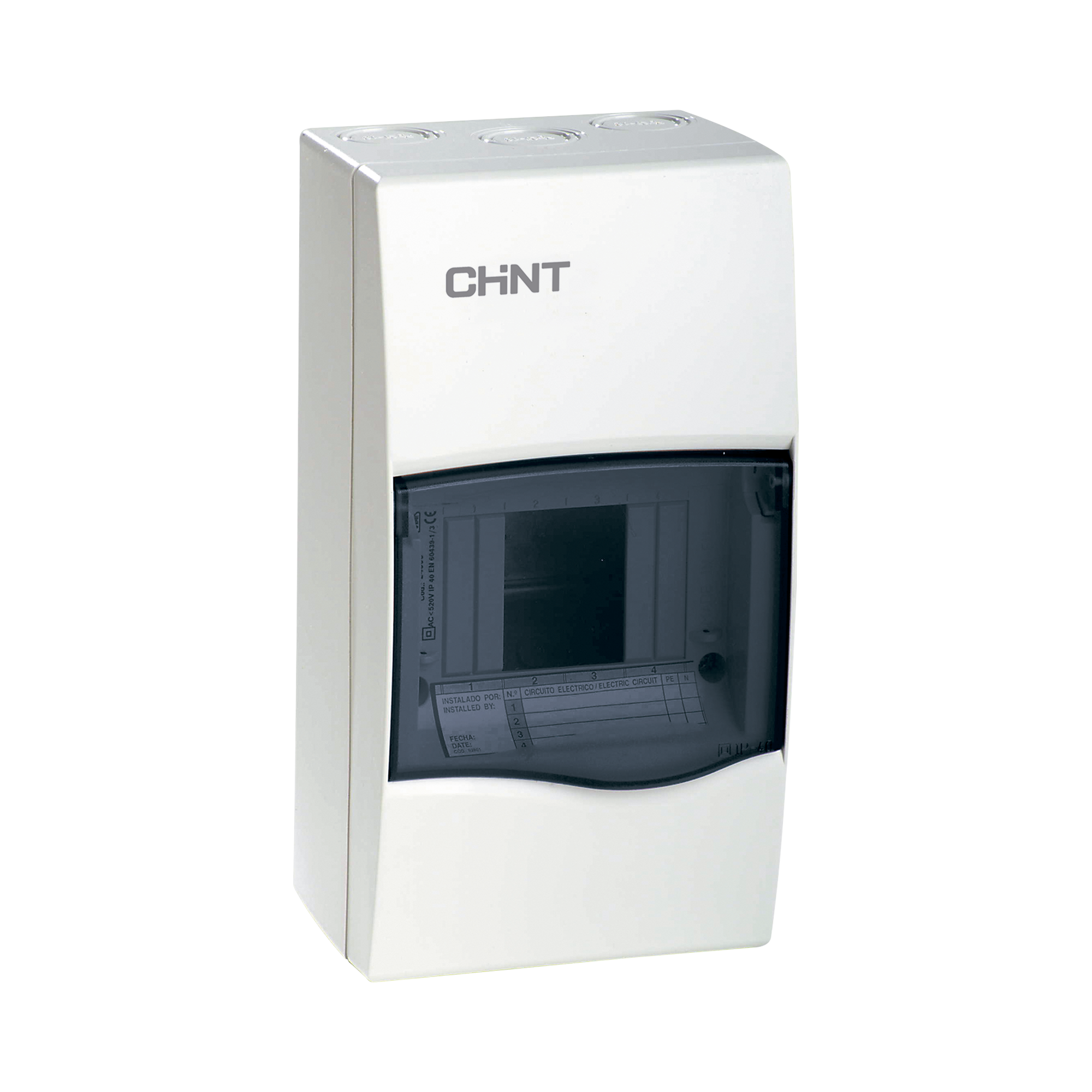 Caja de distribución para sobreponer, IP40, 4 módulos (SKU:8101010)