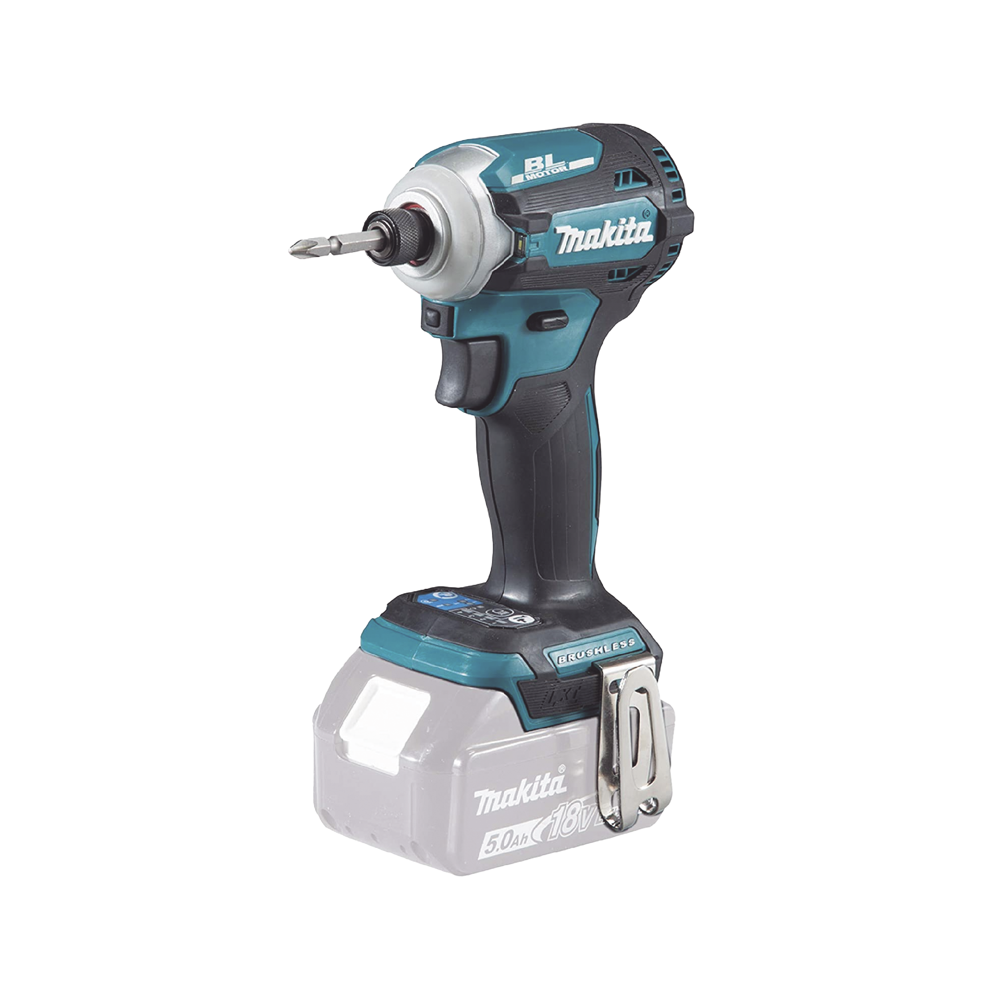 Atornillador de Impacto inalámbrico de 18V, 4 Vel con Indicador,. 0-3800 IPM con indicador y entrada Hexagonal.