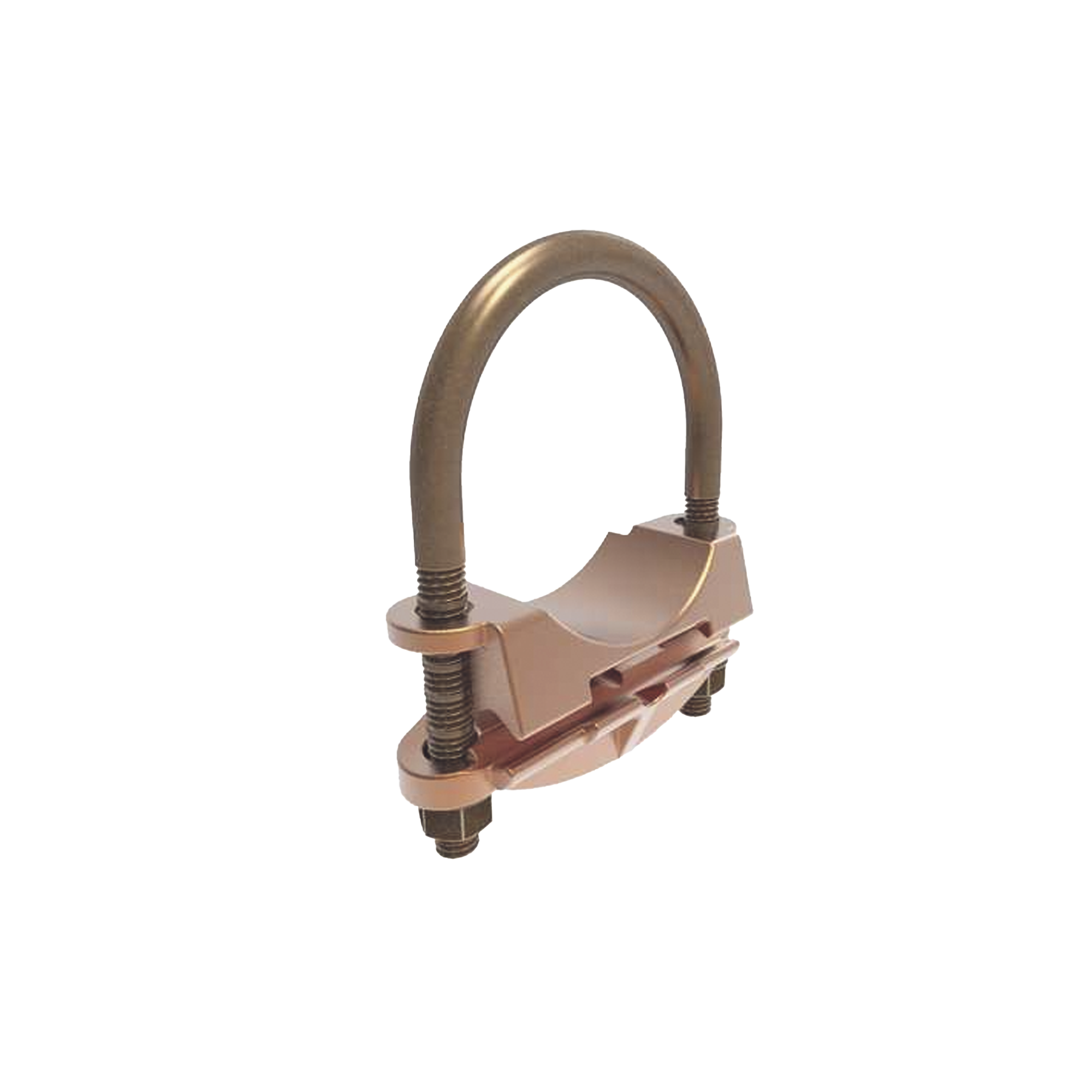 Conector Mecánico para Cable Calibre 4 a 2/0 AWG / Paralelo o 90° Grados a Tubo de 1 1/4" o Varilla  de 1 3/8" - 1 1/2".