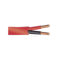 Alambre de Alarma contra Incendios - Bobina de 305 Metros: 2 x 14 AWG, Rojo, Tipo FPLR, (UL) FT4, Ideal para Sistemas de Detección y Evacuación de Incendios