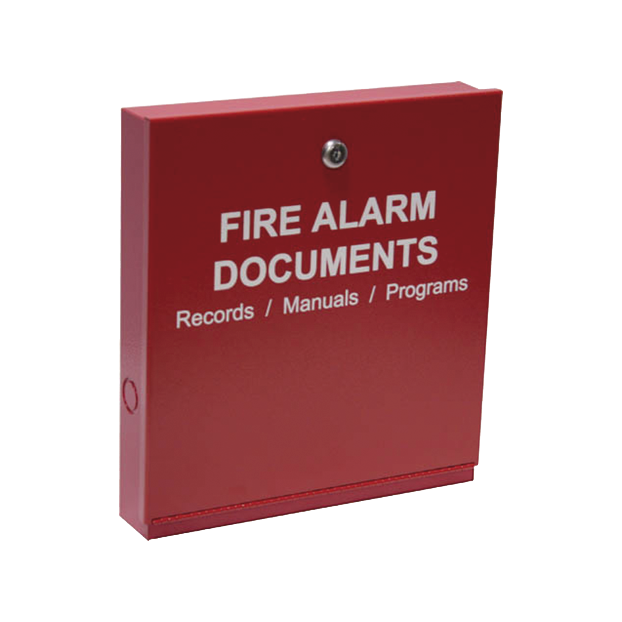 Gabinete para documentos del sistema de alarma contra incendios