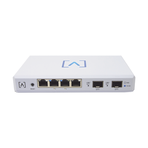 ROUTE10 - Router VPN / 4 puertos 10/100/1000/2500 Gbps (2 puertos PoE af/at) / 2 puertos SFP+ 10Gbps / Filtrado Avanzado DPI: Bloqueo de Contenido / Administración nube gratuita / Soporta UPnP
