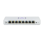 S8-POE - Switch Gigabit PoE+ Administrable / 8 puertos 10/100/1000 Mbps (4 de ellos PoE+ 802.3af/at) / Hasta 60W / Administración nube gratuita / Presupuesto de 60W
