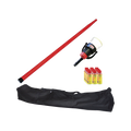 Kit De Prueba De Detectores De Humo, Incluye Pértiga Telescópica SOLO-100 4.6m, Dispensador SOLO-330 4", 12 Latas De Humo M8 y Bolsa De Transporte SOLO-604