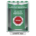 Botón Multipropósito, Salida De Emergencia, Girar Para Reset, Español, Cubierta De Policarbonato, 2 Relevadores NO/NC, Interior/Exterior