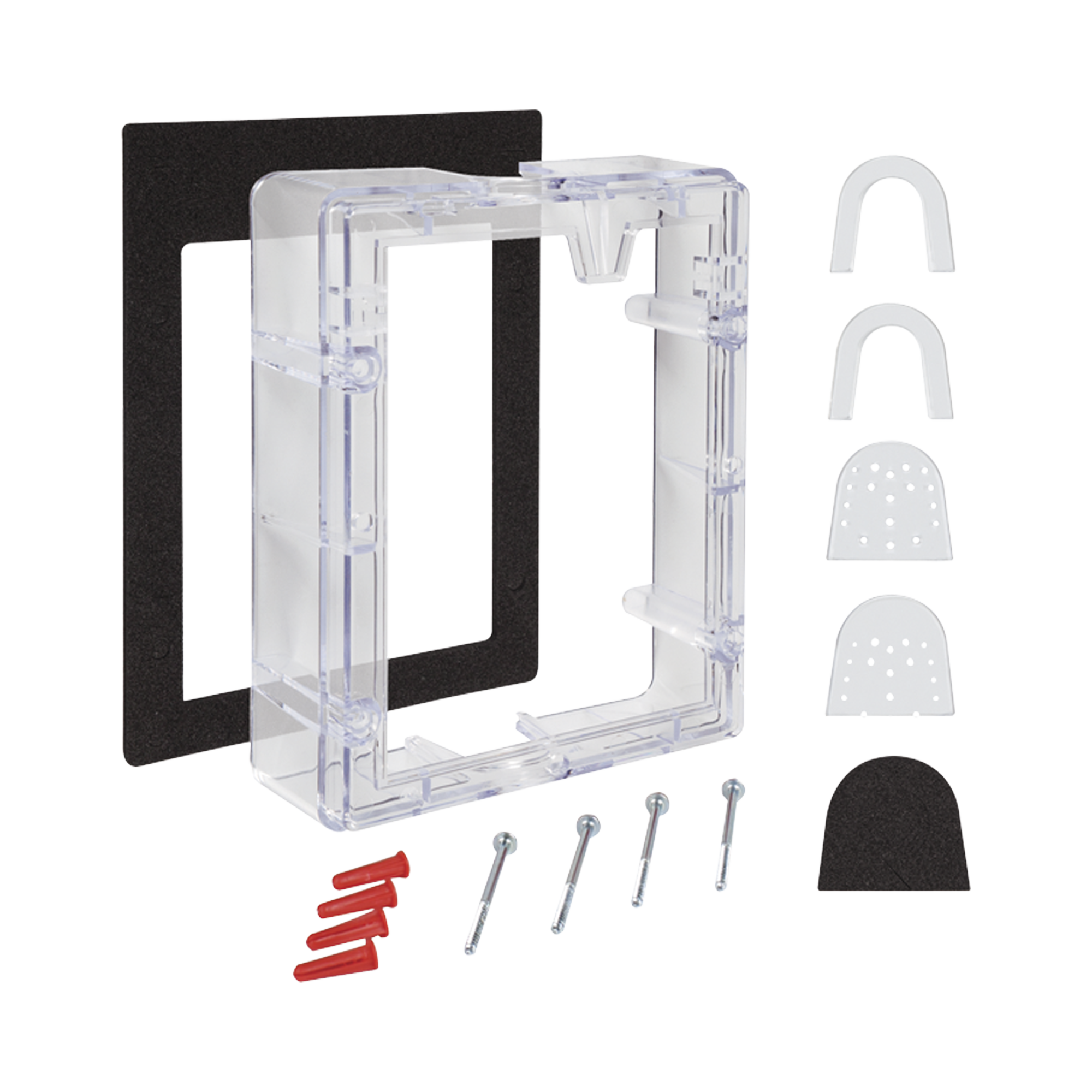 Espaciador de conducto transparente con juntas, para la serie Stopper II®Espaciador de conducto transparente con juntas, para la serie Stopper II®
