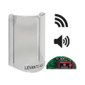 Cubierta Protectora De Policarbonato, Súper Resistente, Con Sonido, Con Transmisor Inalámbrico Para STI-V34104, Texto En Español, Para Botones Multiusos Serie Stopper® Station De STI