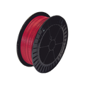 Bobina de 152 Metros de Cable Detector de Calor, Temperatura Fija 68 grados Celsius, Recubrimiento de Nylon Rojo para Aplicaciones en Exterior, con Guía Acerada