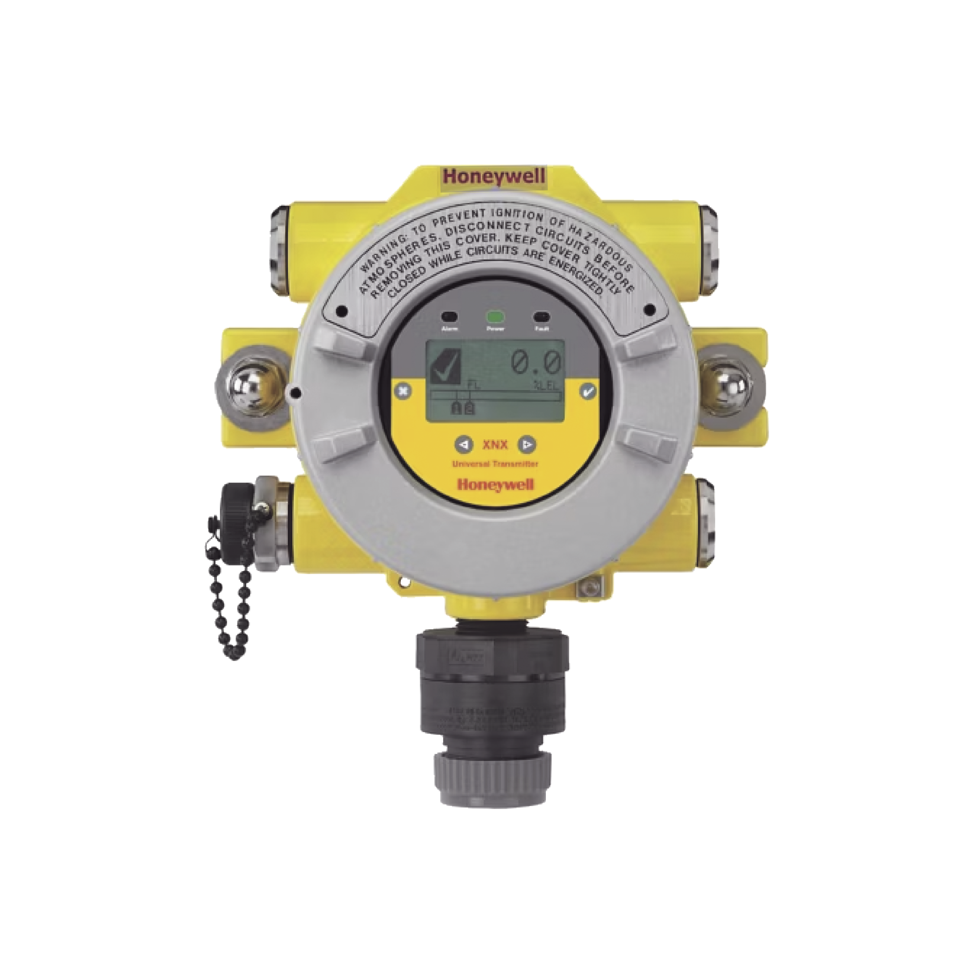Transmisor Universal Serie XNX Para Sensores Tóxicos y De Oxigeno, Con HART® sobre salida 4-20 mA, Certificado UL/CSA, 4 entradas 3/4" NPT, Carcasa Acero Inoxidable